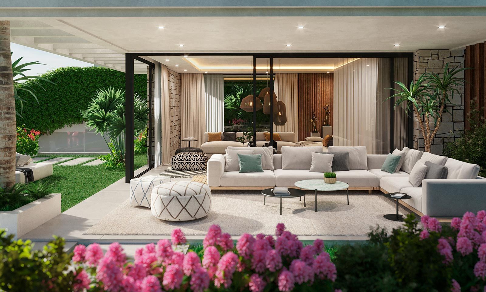 02 luxurious indoor outdoor living