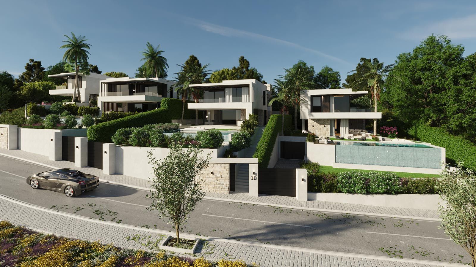 03 modern luxury villas exterior