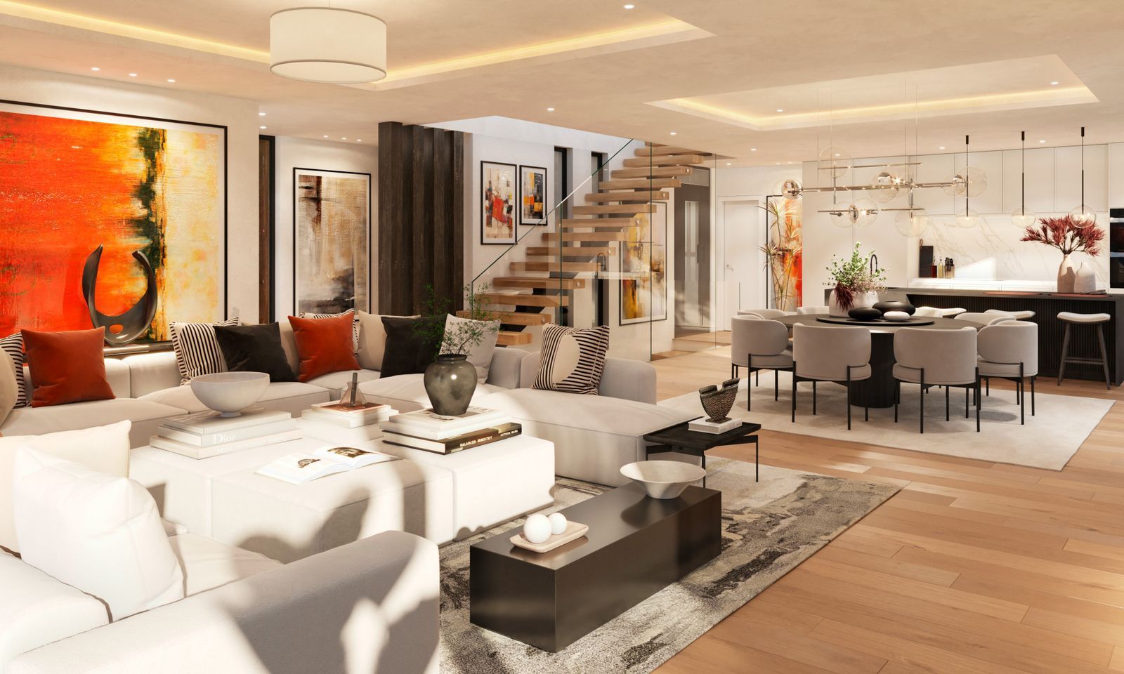 04 modern open concept living