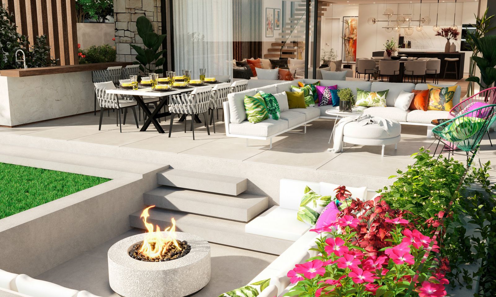 07 modern outdoor living space